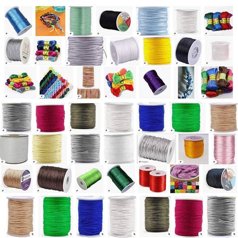 Diy Crafts 17830 Satin Cord, Rattail Trim Thread for Chinese Knotting ...