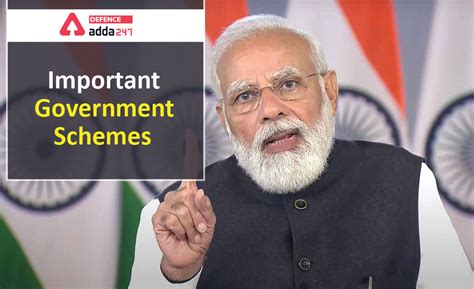 Important Government Schemes with Their Goals