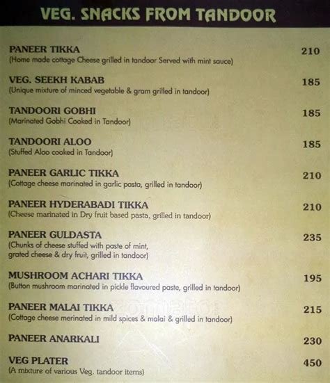 Menu at Las Vegas II, Ludhiana, DMC Road New Prem Nagar