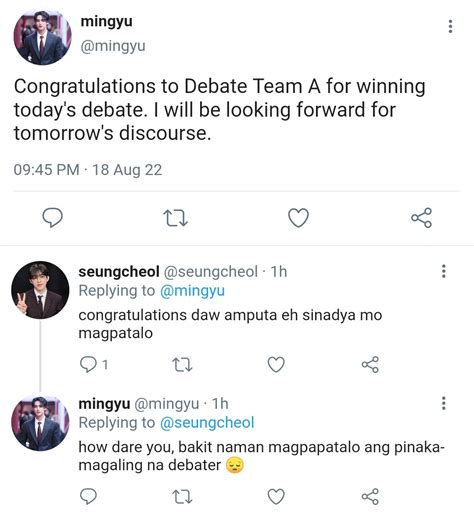 🎀 | nag-aaral on Twitter: "#gyujun few-tweets au kung saan: who would ...