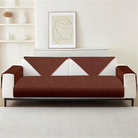 Cortina Soft Microfiber Three Sofa Couch Cover (3 Back Cover + 1 Seat ...