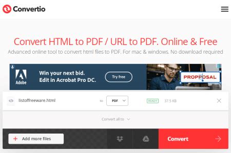 Image result for HTML to PDF Converter Free