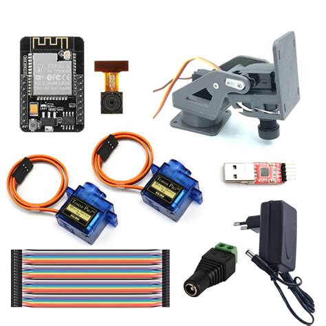 ESP32 Cam Pan and Tilt DIY Kit with Step by Step Instructions, USB ...