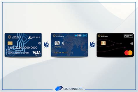 Axis Bank Vistara Signature vs Club Vistara SBI Prime vs Club Vistara ...