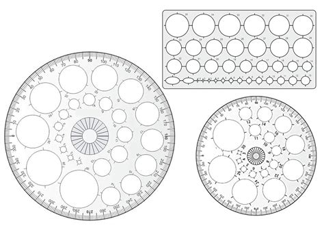 JEFFY Pro Circle Big (25 Circles), Pro Circle Small (18 Circles ...