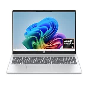 HP OmniBook 5 16 inch Next Gen AI PC, 2K Display, AMD Ryzen AI 5 340 ...
