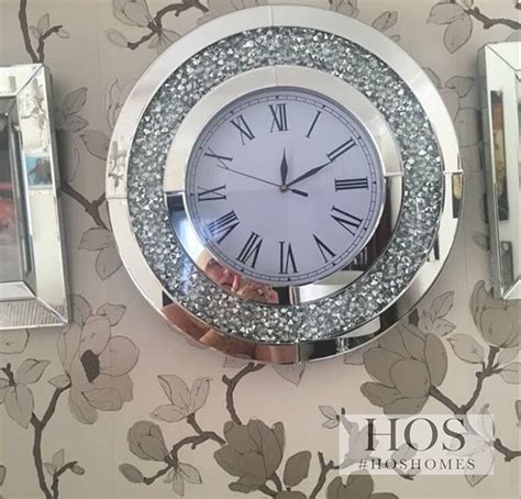 The Diamond Crush Circular Wall Clock.. Yes or no?! We love this style ...
