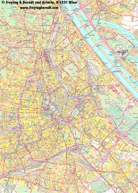 Vienna Map - Austria