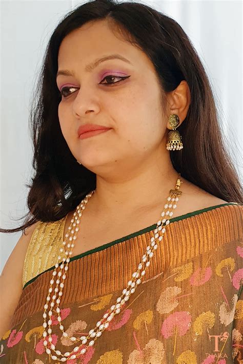 Shop Pearl Layered Mala Online | Exquisite Multi-Strand Pearl Necklace ...