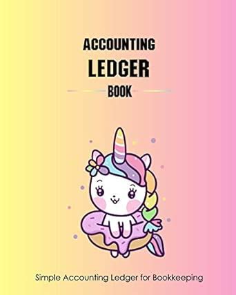 Buy Accounting Ledger Book Simple Accounting Ledger Book For ...