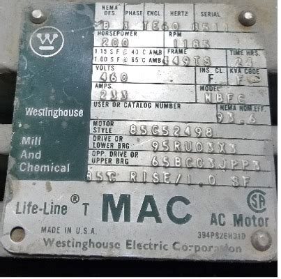 Image result for Code H Electric Motor