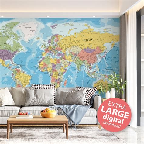 World Map Poster 的图像结果