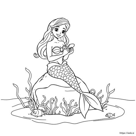 Mermaid Coloring Images