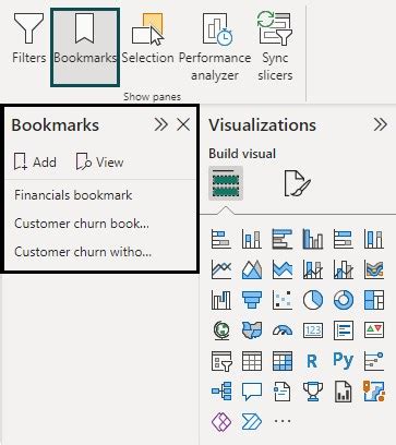 Using Bookmarks in Power Bi 的图像结果