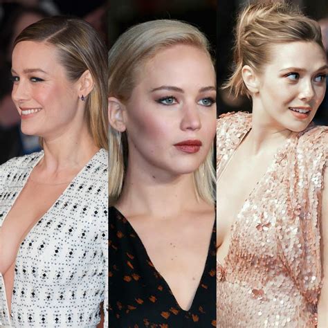 [Brie Larson, Jennifer Lawrence, Elizabeth Olsen] Rank them based on ...