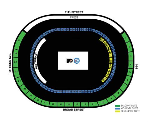 Wells Fargo Center Philadelphia Seating Chart