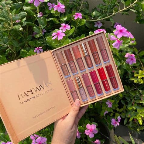 Handaiyan Velvet Matte Liquid Lipstick Set 12Pcs – My Smile Cart