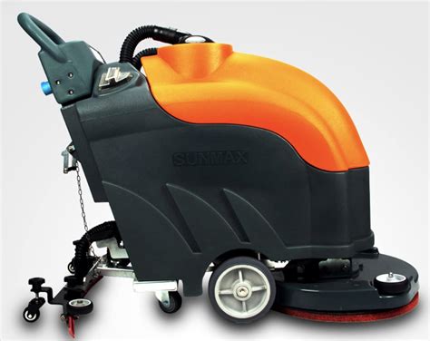 Buy Sunmax Floor Scrubber, 22 Brush, Corded, 22ft Cable Length, 200 RPM ...