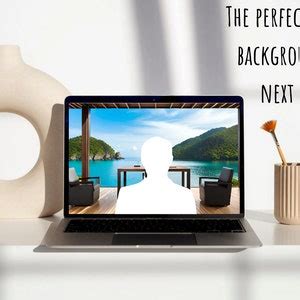 Image result for Virtual Beach Background