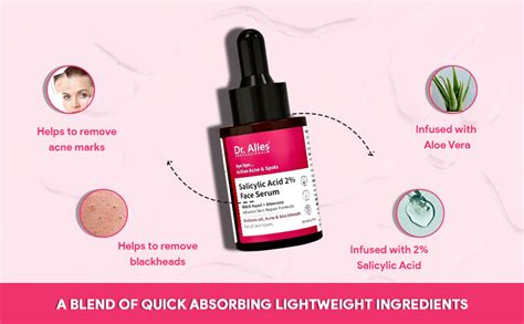 Dr. Alies - Professional 2% Salicylic Acid Face Serum with Witch Hazel ...