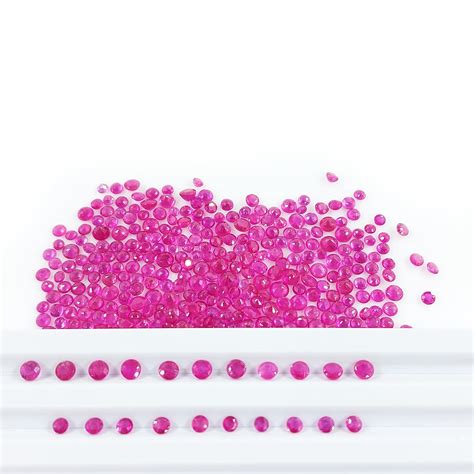 Natural Burma Untreated Ruby Calibrated Rounds | 2mm & 3mm – Mittal Gems