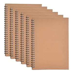 Zealor 6 Pack Soft Cover Notebook with Lined Paper 8.3 inch x 5.5 inch ...