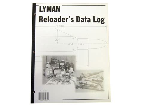Lyman Reloading Data Log Reloading Manual