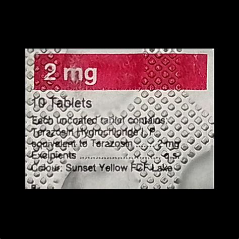 HYTRIN 2MG TABLET 10'S : View Price, Combination and Alternatives | Medkart