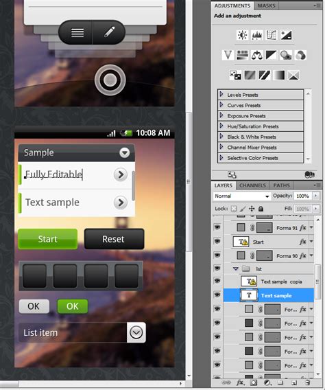 Image result for Photoshop GUI Templete