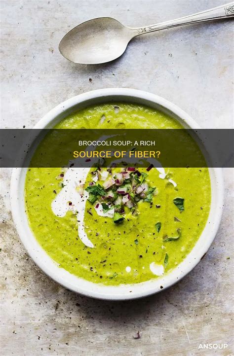 Broccoli Soup: A Rich Source Of Fiber? | AnSoup