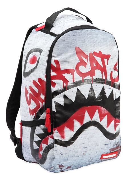 Sprayground Backpack Shark Red :: International Society of Precision ...