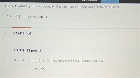 Image result for CH4 O2 Co H2O