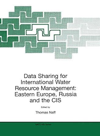 Data Sharing for International Water Resource Management: Eastern ...
