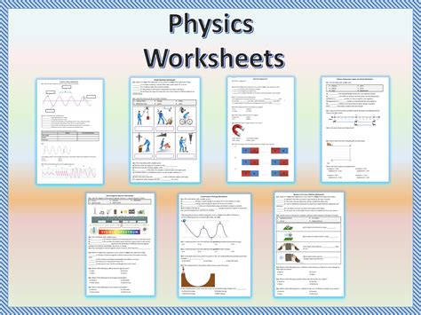 Physics - Worksheets (Printable) - Worksheets Library