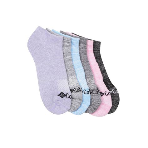 Buy Columbia Women Multicolor Space Dye No Show Socks Pack Of 6 Online