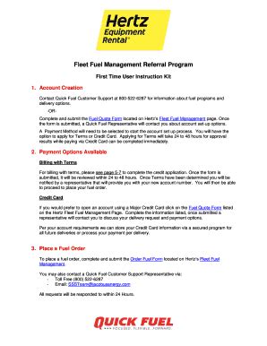 Fillable Online Fleet Fuel Management Referral Program Fax Email Print ...