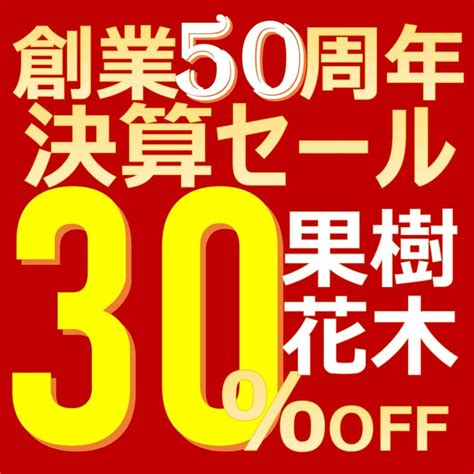 半期に一度の決算セール！！20～30％OFFから半額以下まで | 鹿児島園芸ガーデニング＆ファーマーズ滝の神