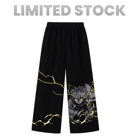 Zenitsu Baggy Pant | Demon Slayer Gym Wear | Gymgasm – Gymgasm.in