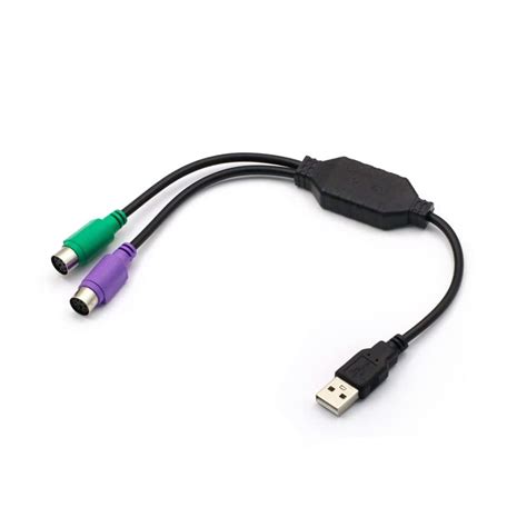 XIKKART USB to PS2 Converter/Adapter,USB Type A Male to Dual PS/2 ...