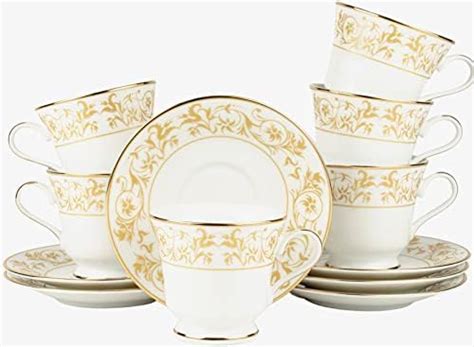 DANKOTUWA World-Class Tableware Fine Porcelain Service for 6, 24k Gold ...