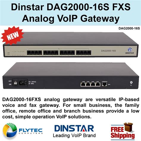 Buy Dinstar DAG2000-16S FXS Analog VoIP Gateway Online at Lowest Price ...