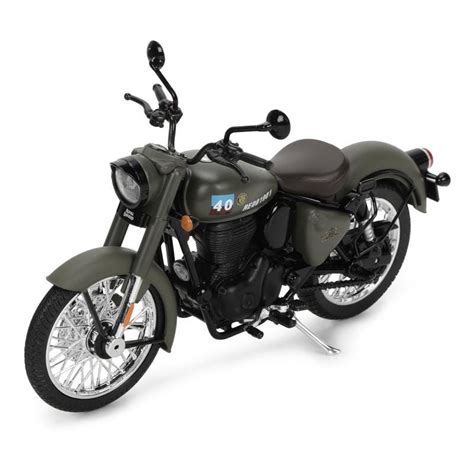 Royal Enfield Classic 350 Signals Scale Model 1:12 Signals (Marsh Grey ...