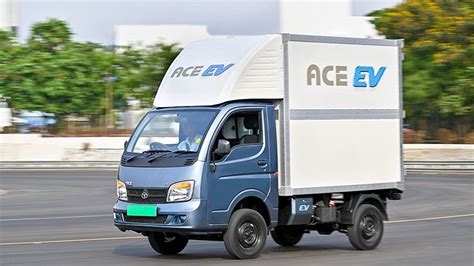 Tata launches Ace EV small electric truck - Ties up with ecommerce ...