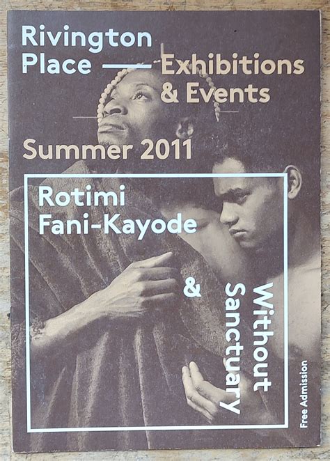 Rivington Place Exhibitions & Events Summer 2011 programme by Rotimi ...
