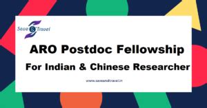 ARO Postdoctoral Fellowships 2019- India and China