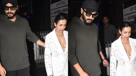 Malaika Arora slays in white outfit on dinner date with Arjun Kapoor as ...