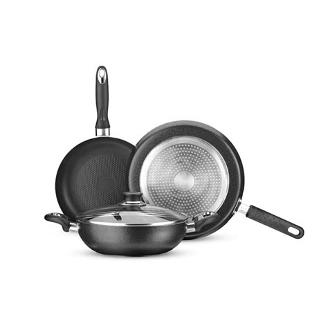 Buy Premier Aluminium Induction Bottom Nonstick 4-Piece Cookware Set ...