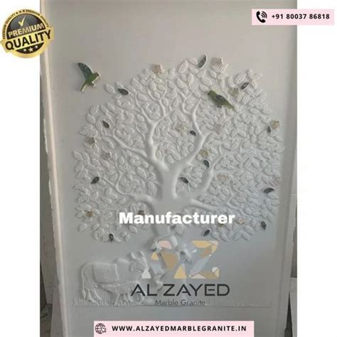 Wall Murals - White Marble Wall Murals from Makrana