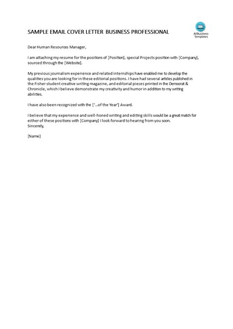 Image result for Job Application via Email Example