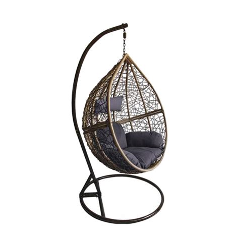 Ljuljaška gnezdo crno siva 067411 | Volim svoj dom